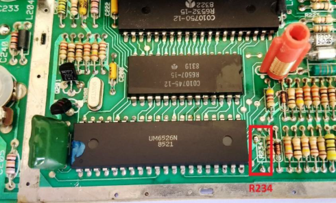 Identificação do Resistor R234